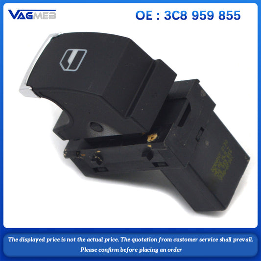 For VW Passat 362 CC 357 Variant 365 Single Electric Window Switch  3C8 959 855