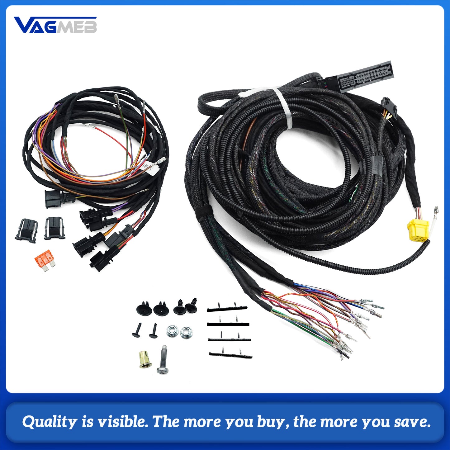 High-Quality Genuine New Premium Dynaudio Fiber Optic Sound System Subwoofers Set For VW Tiguan MK2 2023
