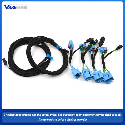 For VW Passat B8 PA install facelift Flowing water LED Dynamic Sequential taillight cable wire Harness adapter