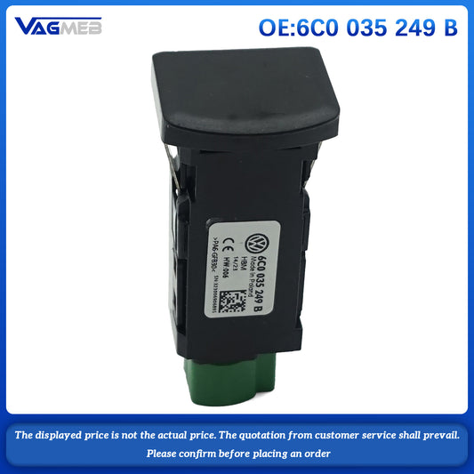 For VW POLO Media USB Switch MIB2 MDI USB AMI Adapter Plug Socket 6C0 035 249 B