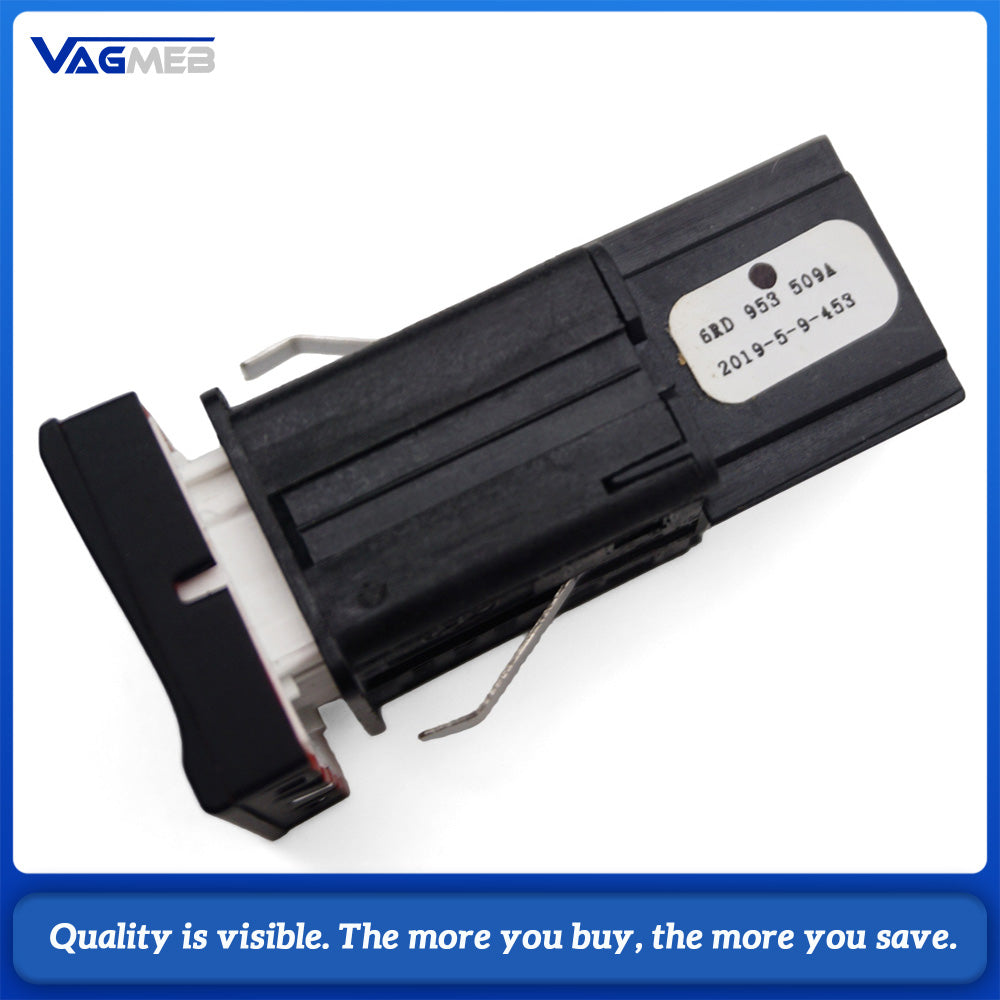 New Warning Switch Emergency Switch Hazard Switch 6RD 953 509A 6RD953509A For POLO 6R 2014-2018 6RD 953 509 A