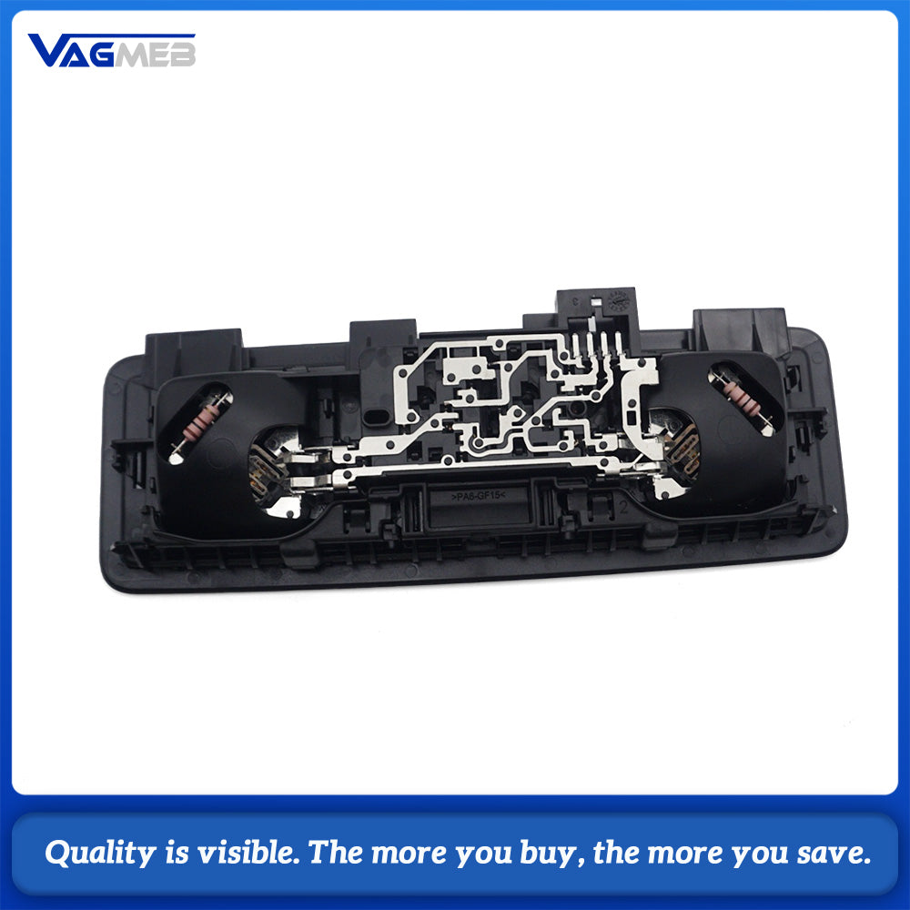 Rear Roof LED Reading Light Black OE 5G0947291/291K For VW Passat B8 Golf MK7 Tiguan L Arteon MQB Platform