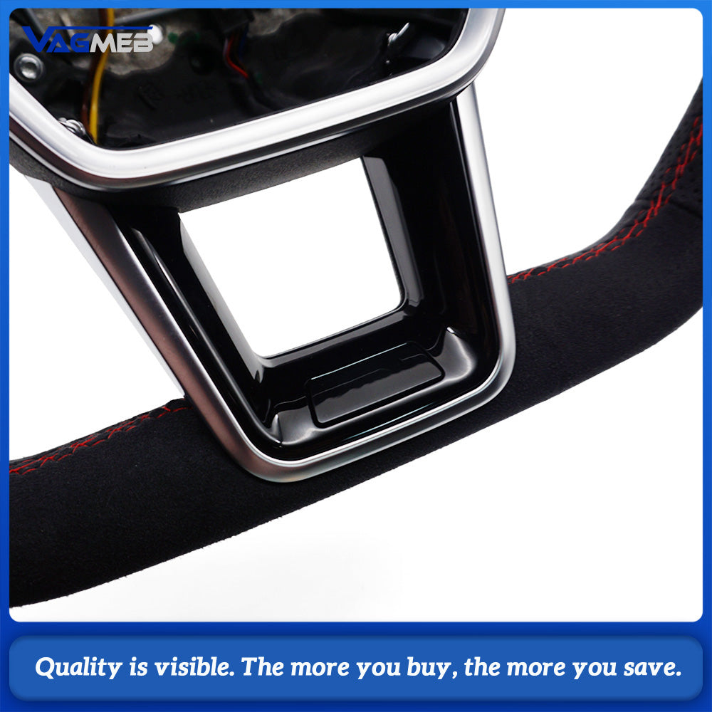 For Audi ABT logo A6 C7 C8 A7 A8 S6 S7 S8 RS6 RS7 RS8 Contain button paddle multi-functions and heating punch steering wheel
