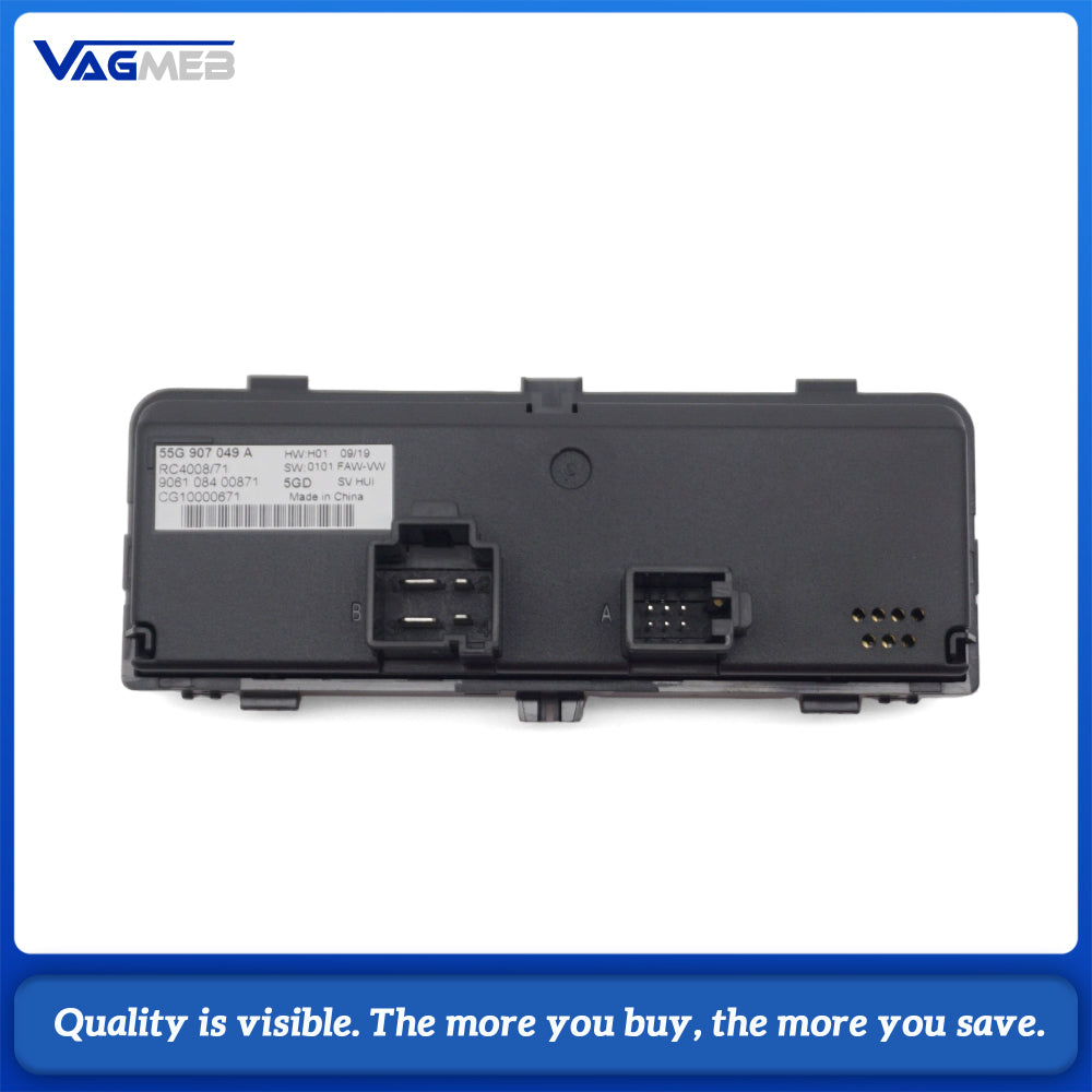 For VW Tiguan Passat B8 Arteon Teramont TALAGON Tavendor Rear Air Conditioning Switch Rear Seat Heating Switch 55G 907 049 A