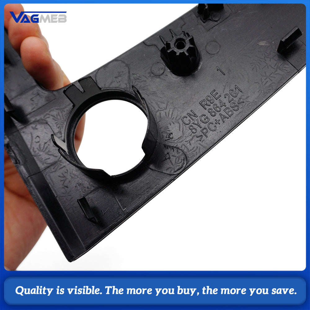 Car Interior Central Console Gearshift Piano Black Panel Replacement for Audi A3 8Y S3 2020 2021 2022 2023 2024 8YG864261