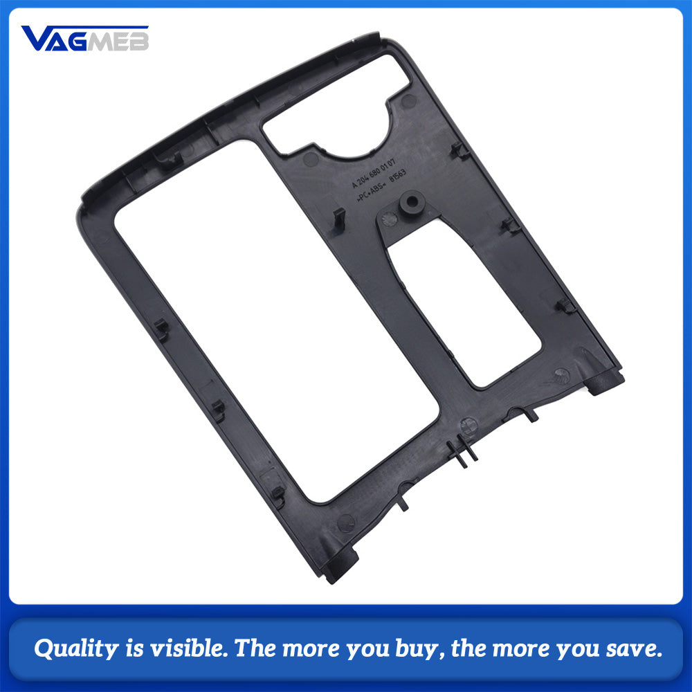 Car Center Console Armrest Box Cover Black Replacement Part 2046800107 For Mercedes Benz C Class W204 2007-2014