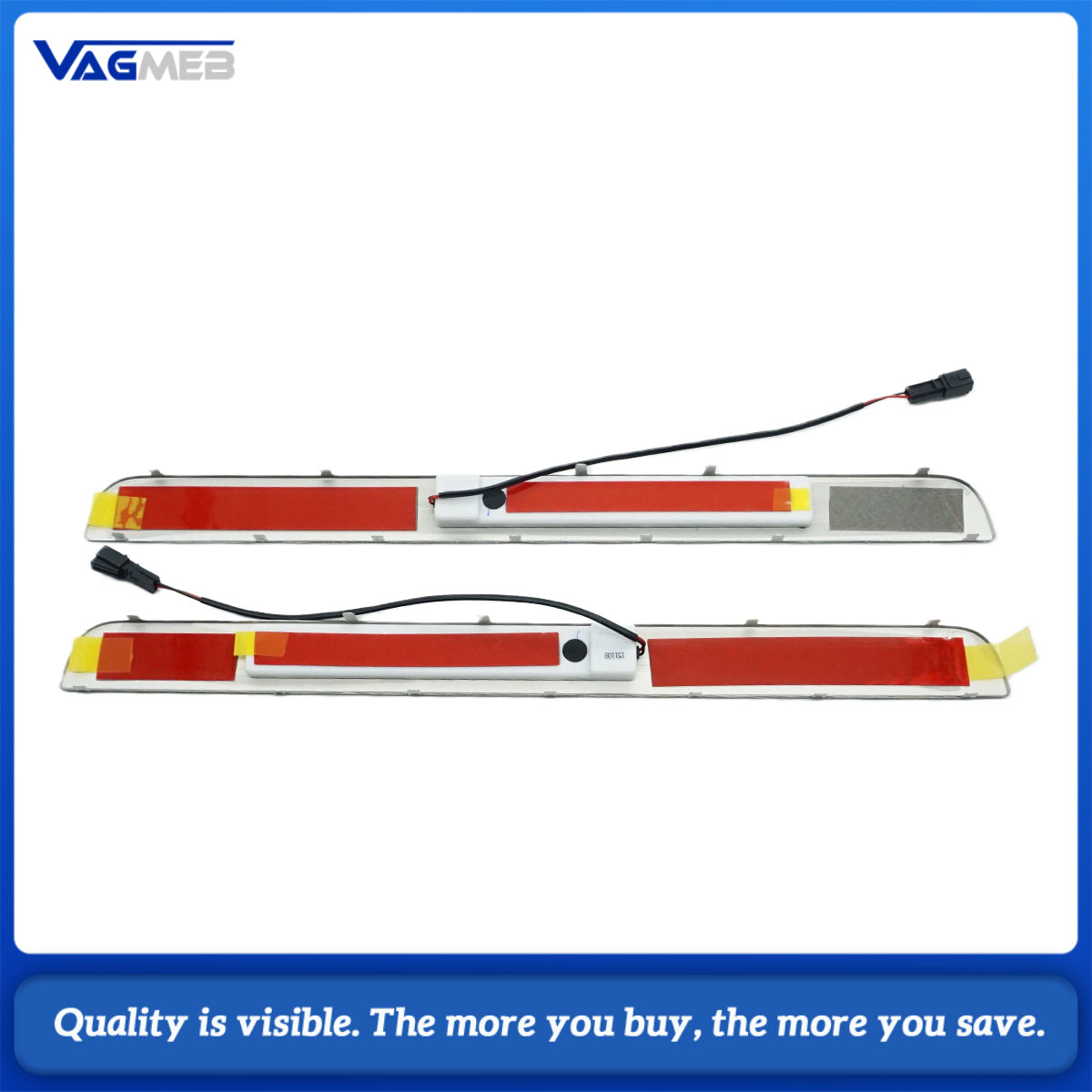 For VW Passat B8 Anti-Scratch Accessories 4Pcs Silver ABS Chrome Car Side Door Body Cover