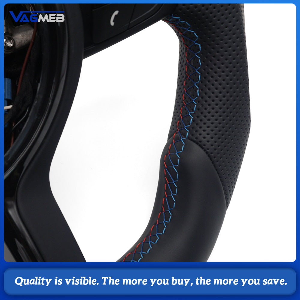 Flat Bottom M Sport Steering Wheel For BMW F01 F06 F10 F11 F12 F20 F21 F22 F25 F26 F30 F31 F32 F33 F34 F36 M3 F80 M4 F82 M5 F90