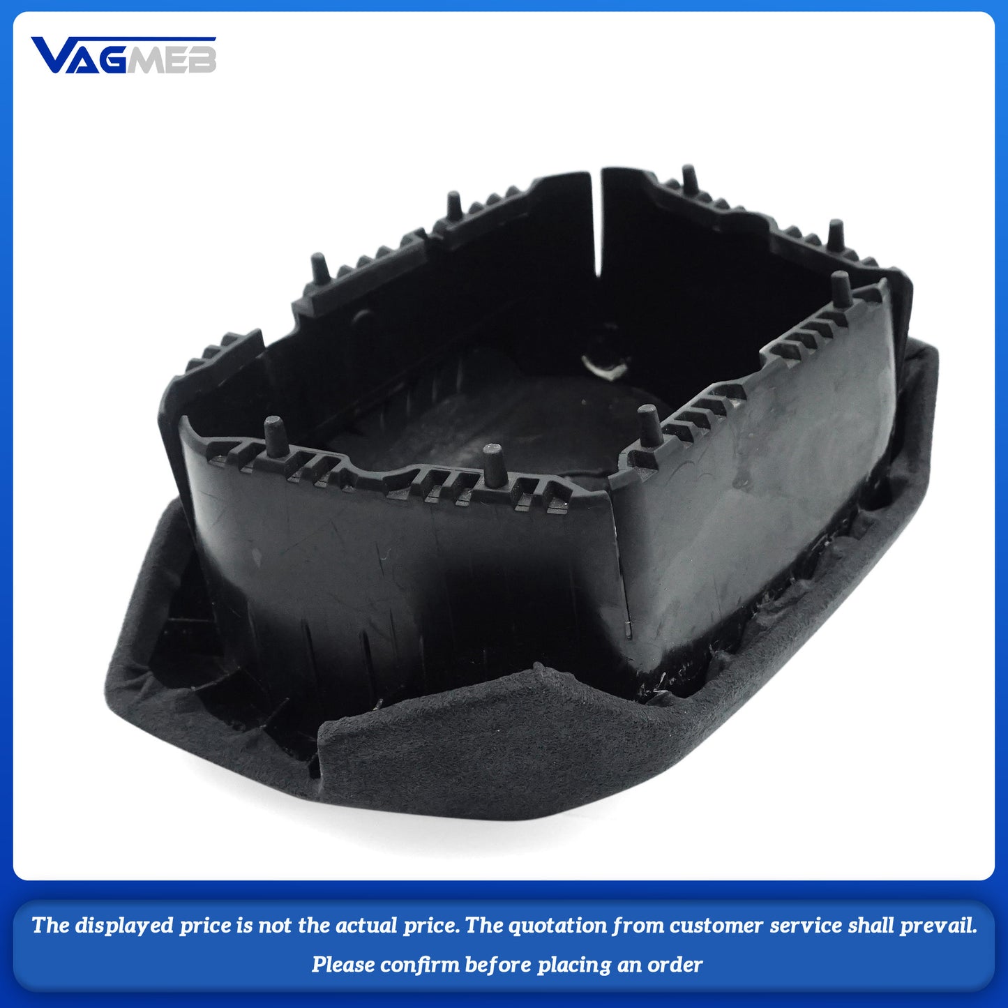 Steering wheel airbag cover multifunction steering wheel For Audi Q4 Woolen striped fabric