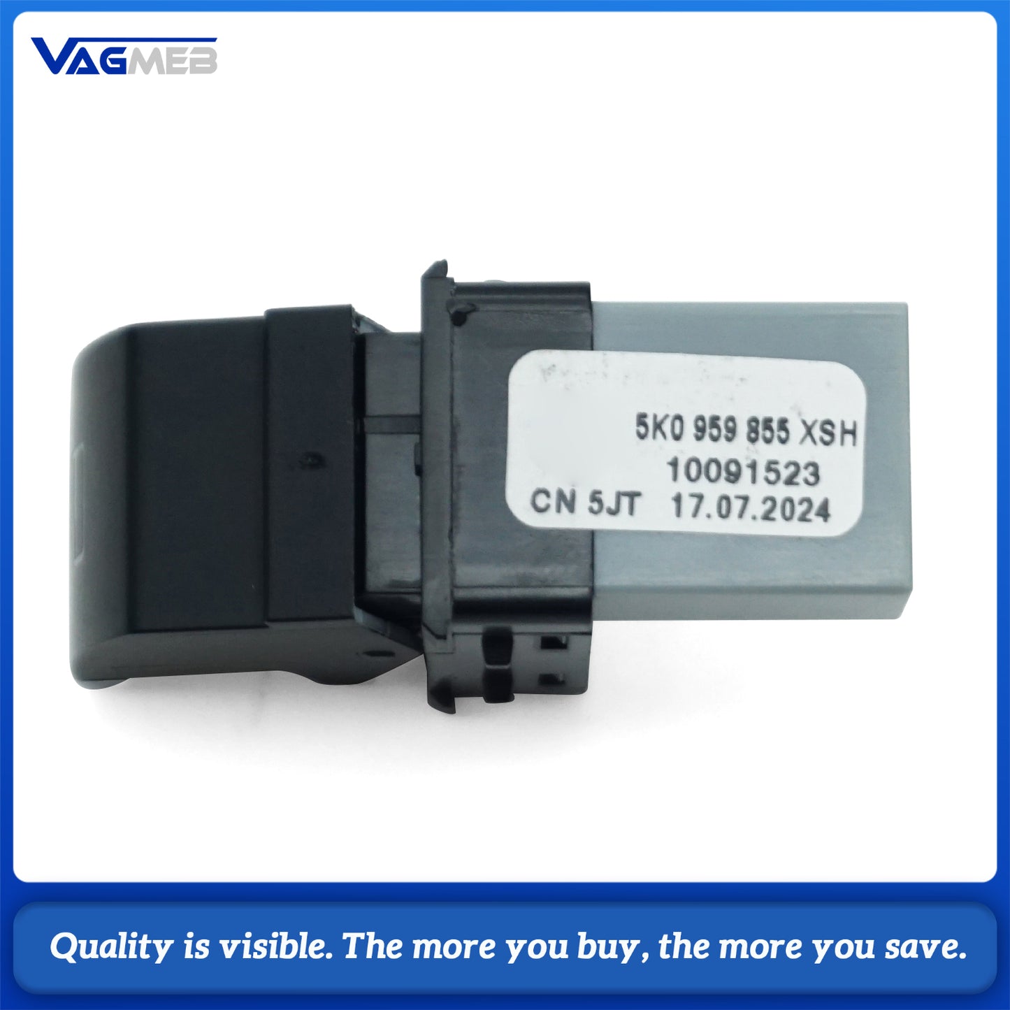 Passenger Side Window Electric Glass Switch For VW Tiguan Golf MK5 MK6 Passat B6 5ND 959 855 XSH