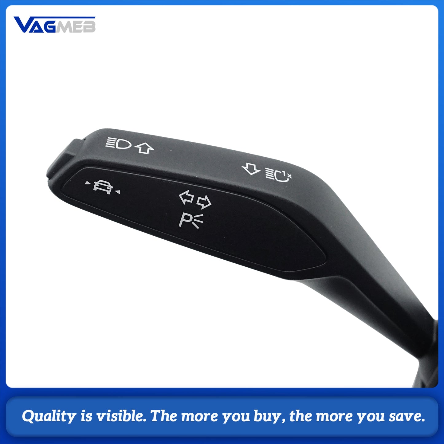 For Audi A4B9 A6C8 multi-function steering wheel hairspring cruise control handle switch assembly modification
