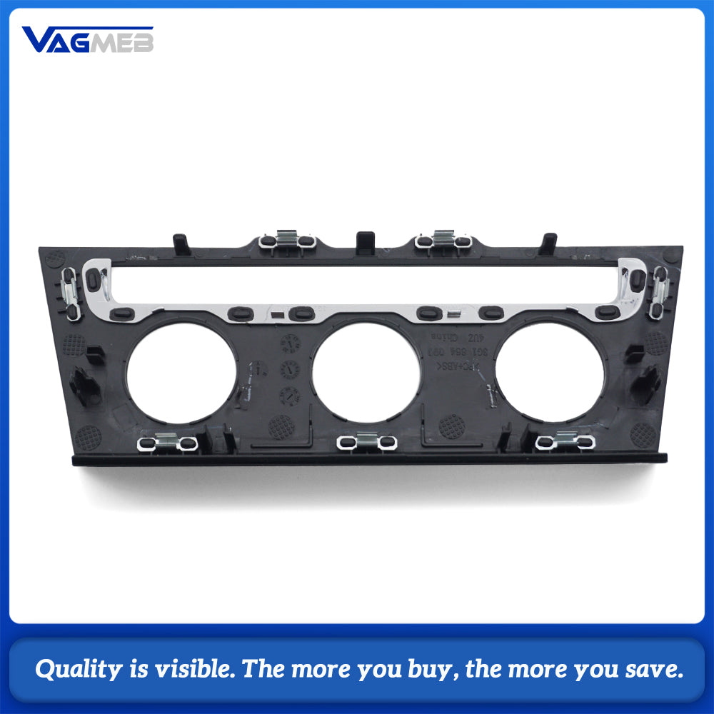 For VW Passat B8 Silver Manual Air Conditioning Control Panel Bezel Trim Frame, OEM 3GD 863 041, Car Interior Replacement Accessory