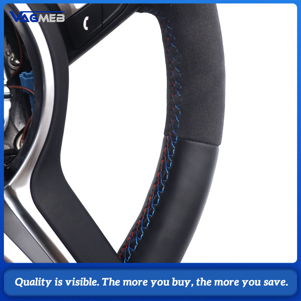M Sport Steering Wheel for BMW Flat Bottom F01 F06 F10 F11 F12 F20 F21 F22 F25 F26 F30 F31 F32 F33 F34 F36 M3 F80 M4 F82 M5 F90