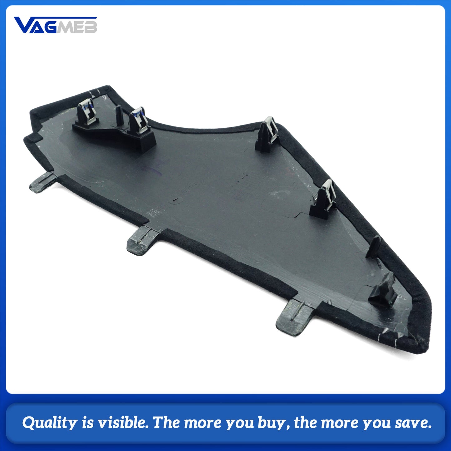 For Audi A6 C8 RS6 C8 Suede Grey Stitching Dashboard cover plate with S/RS emblem