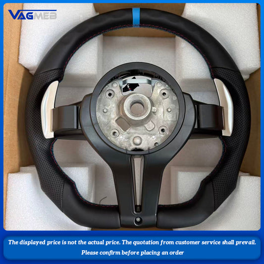 Flat Bottom M Sport Steering Wheel for BMW F01 F06 F10 F11 F12 F20 F21 F22 F25 F26 F30 F31 F32 F33 F34 F36 M3 F80 M4 F82 M5 F90