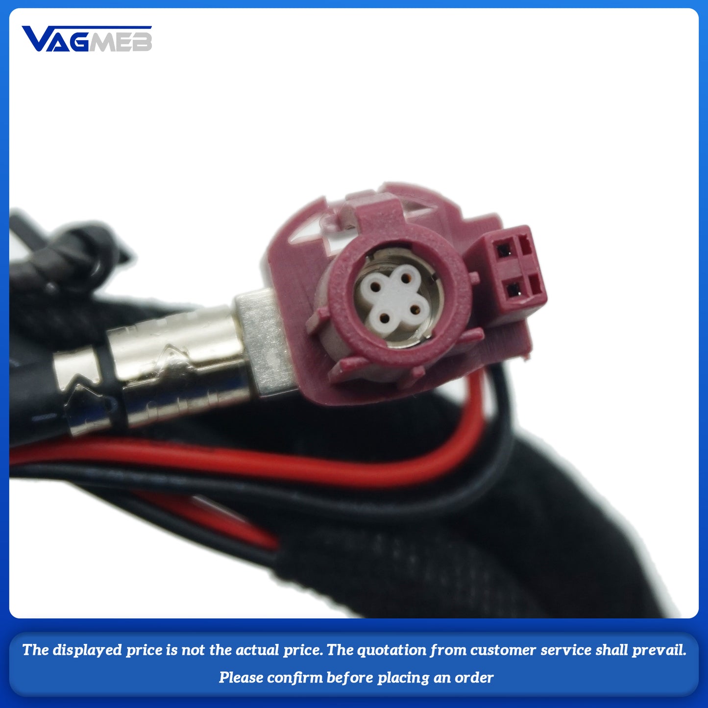 Car LVDS Video Line Cable NBT EVO System Fakra HSD Z Female RA NBT Video 535 Cable For BMW