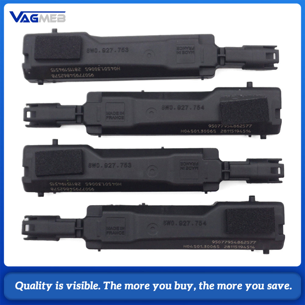 Car Keyless Entry Fitting Accessories Fit For Audi A4 B9, Not Including Control Module, OEM Parts 4M0 907 247, 8W0 927 753, 754, Keyless Entry Upgrade Accessory Set