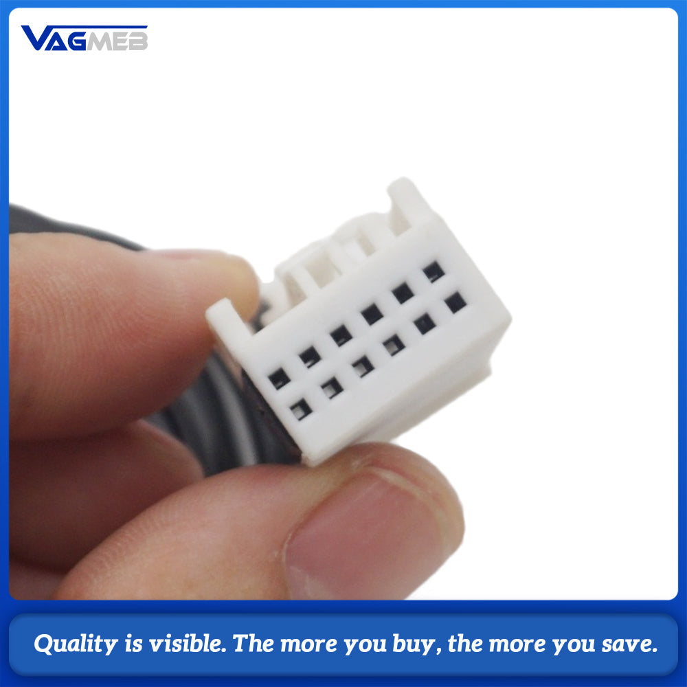 1M AUX Audio Wire Harness 3.5mm Male‑Male Stereo Aux Cable Car Radio Auxiliary Input Extension Cord