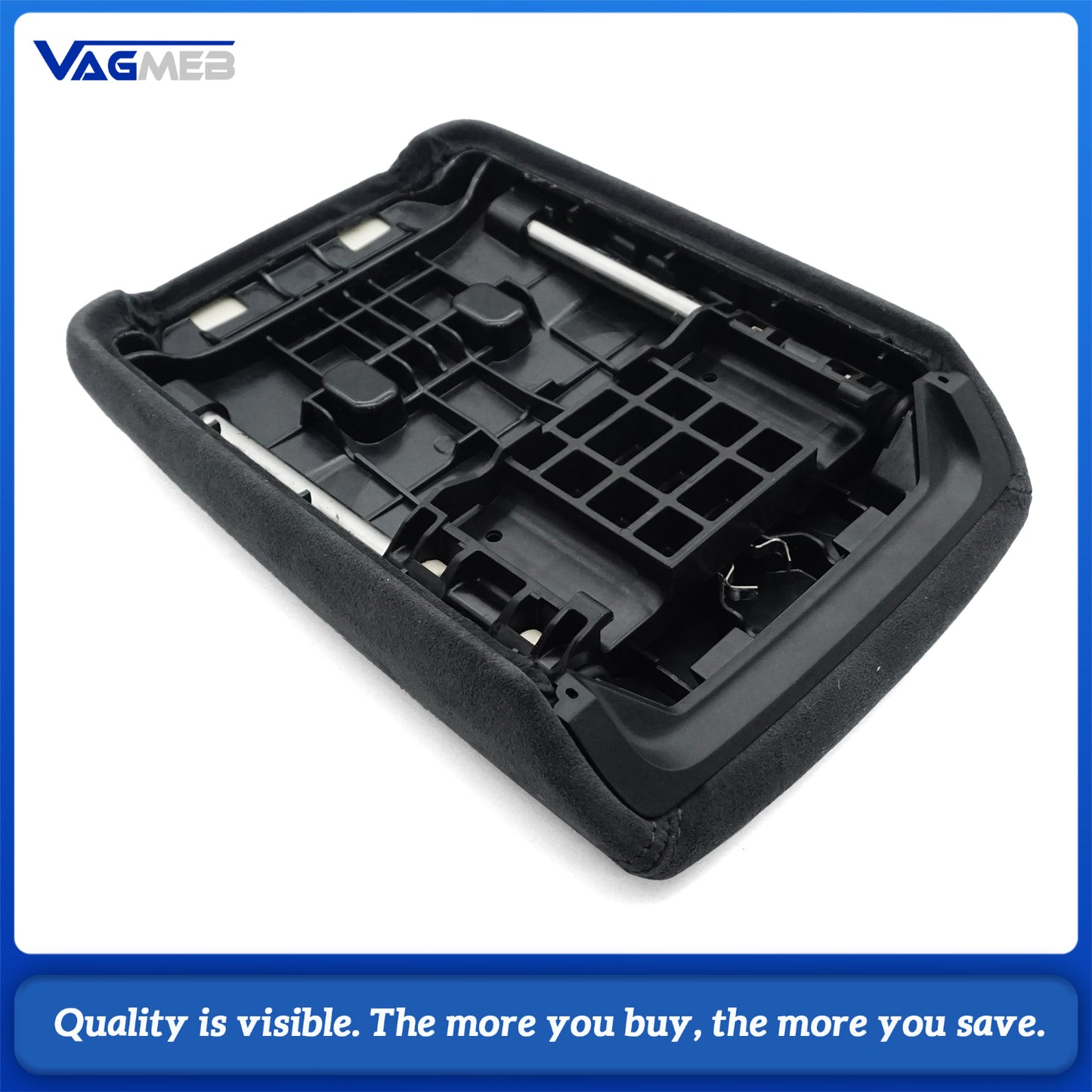 For Audi A4 A5 S4 S5 B9 Accessories Suede Car Trim Interior Armrest Box Shell Sheath Cover