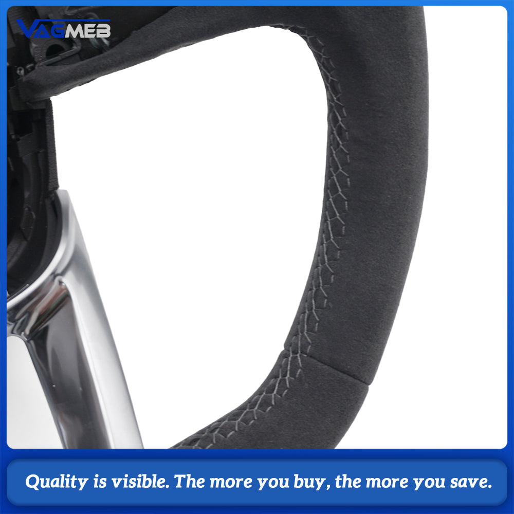 Suitable for Audi Q5 Q7 Q8 RS7 fully furry steering wheel