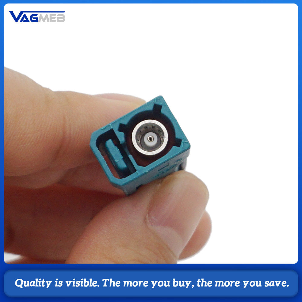 Fakra Wiring Harness 120cm Length, Equipped with 1 Male & 1 Female Waterproof Plug, Auto GPS Antenna Extension Cable