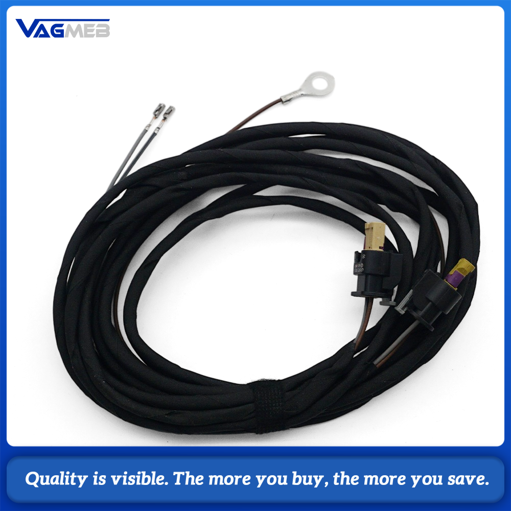 Car Front Grille LED Illuminated Light Set Pair With Cable Harness Replacement Part 3GG941653/1654 For VW Arteon 2022