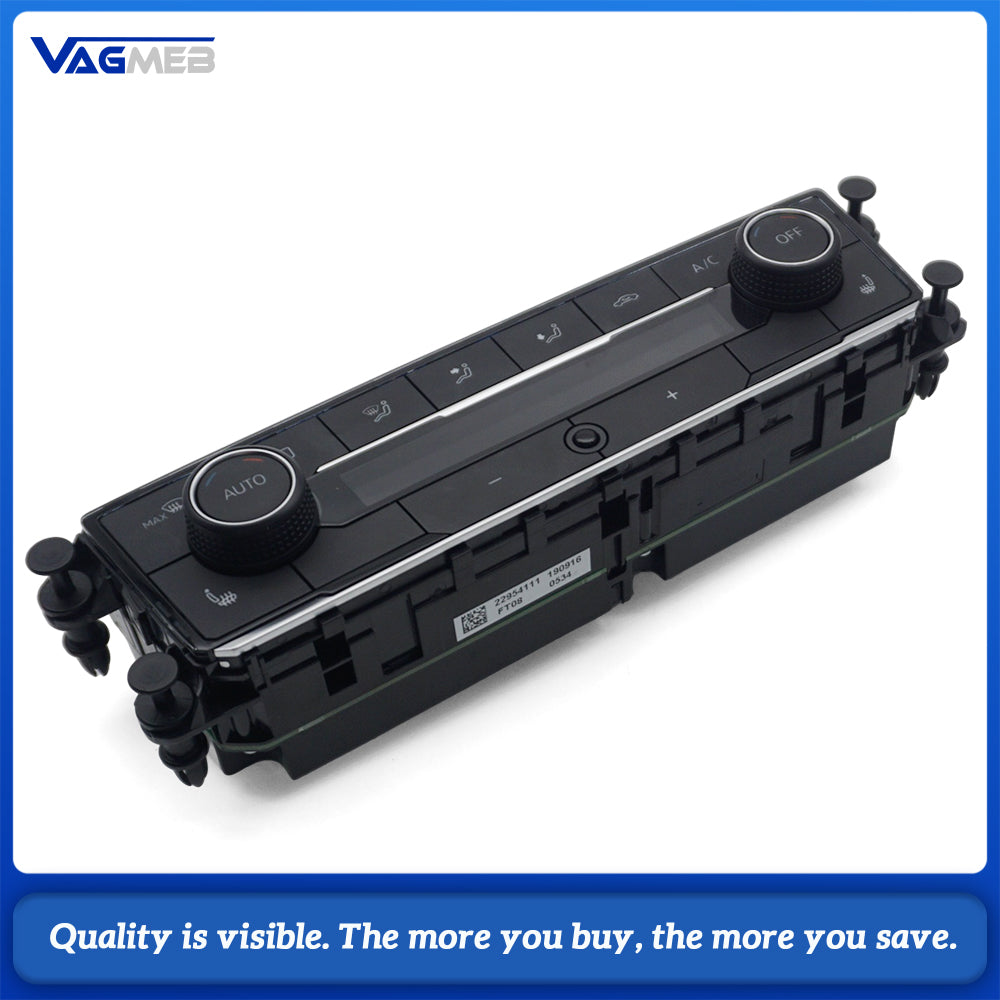 For VW Polo MK6 Plus 22G 907 044 C 22G907044C Dual Zone AC Control Panel Touch Air Conditioning Switch with Seat Heating