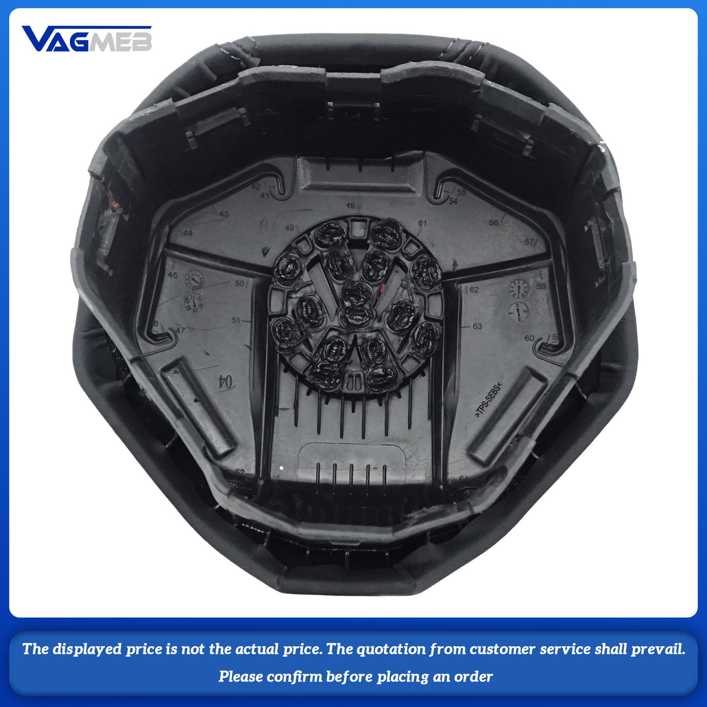 Steering wheel airbag cover multifunction steering wheel For Passat B8