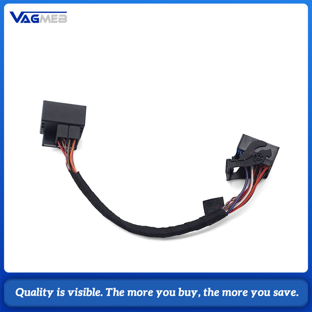 PQ to MQB Car Radio Adapter Wiring Harness, MIB Head Unit Conversion Cable Plug & Play for Volkswagen PQ Platform Upgrade MQB Multimedia Host