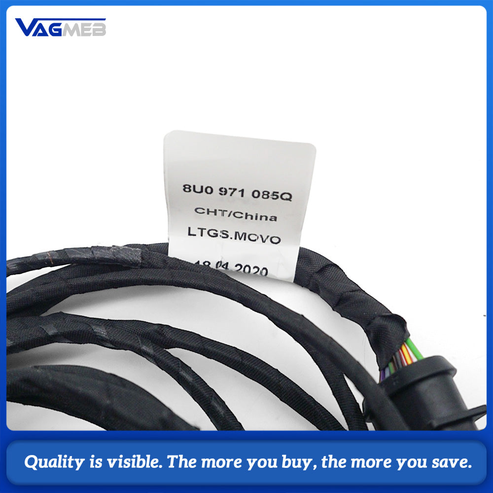 Front Bumper PDC Parking Sensor Wiring Harness OE 8U0971085Q For Audi Q3 8U 2015‑2018 Bumper Repair Replacement Cable