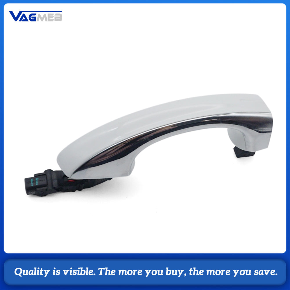 Car 4Pcs KESSY Smart Inductive Exterior Door Handle With LED Welcome Light, OE 3GG837205/206 For Skoda Octavia MQB
