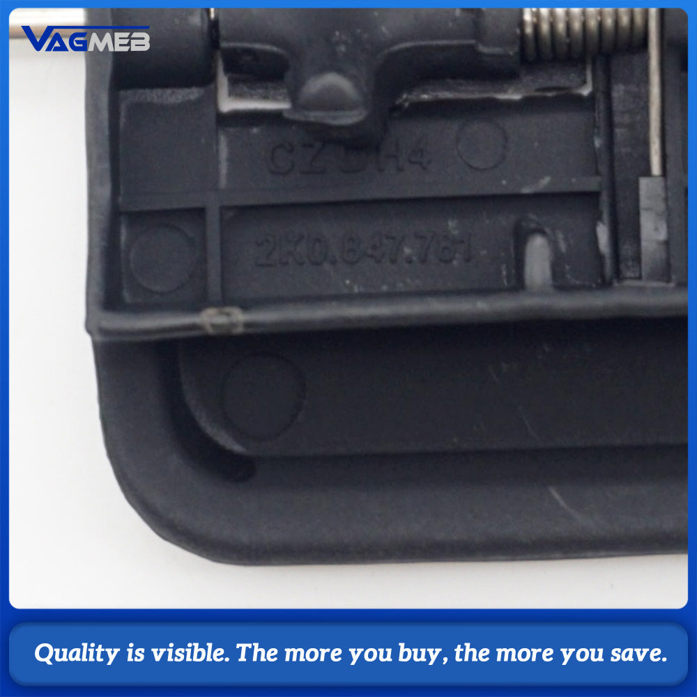 Car Side Sliding Window Glass Opener Grip Release Lever Push Button Cover Handle 2K0847781 For VW Caddy Multivan Caravelle T5 T6