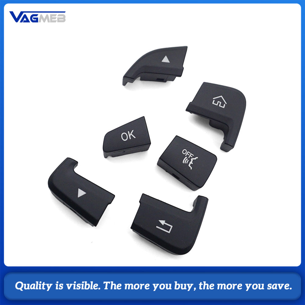 A Pair Car Steering Wheel Control Button Caps Replacement For Mercedes-Benz C-Class GLC-Class