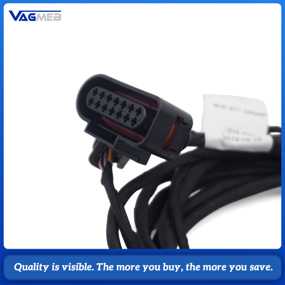 Front Bumper PDC Parking Sensor Wiring Harness With Adaptive Cruise ACC 4H0971095AP For Audi A8 D4 2015‑2018