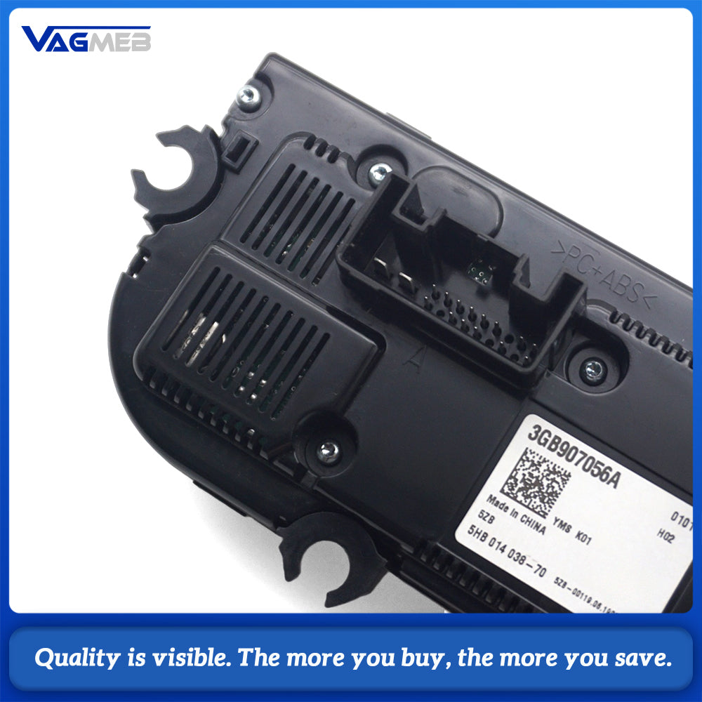 For VW Passat B8 Hybrid Touch AC Control Panel No Heated Seat Button Special 3GB 907 056 A