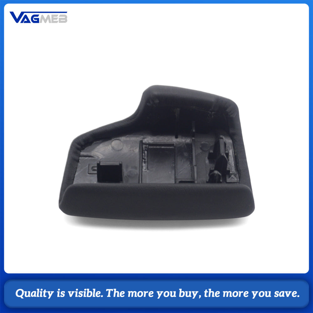 For Audi A4B9 Black Leather Selector Lever Handle Gear Shift Knob Lever Cover