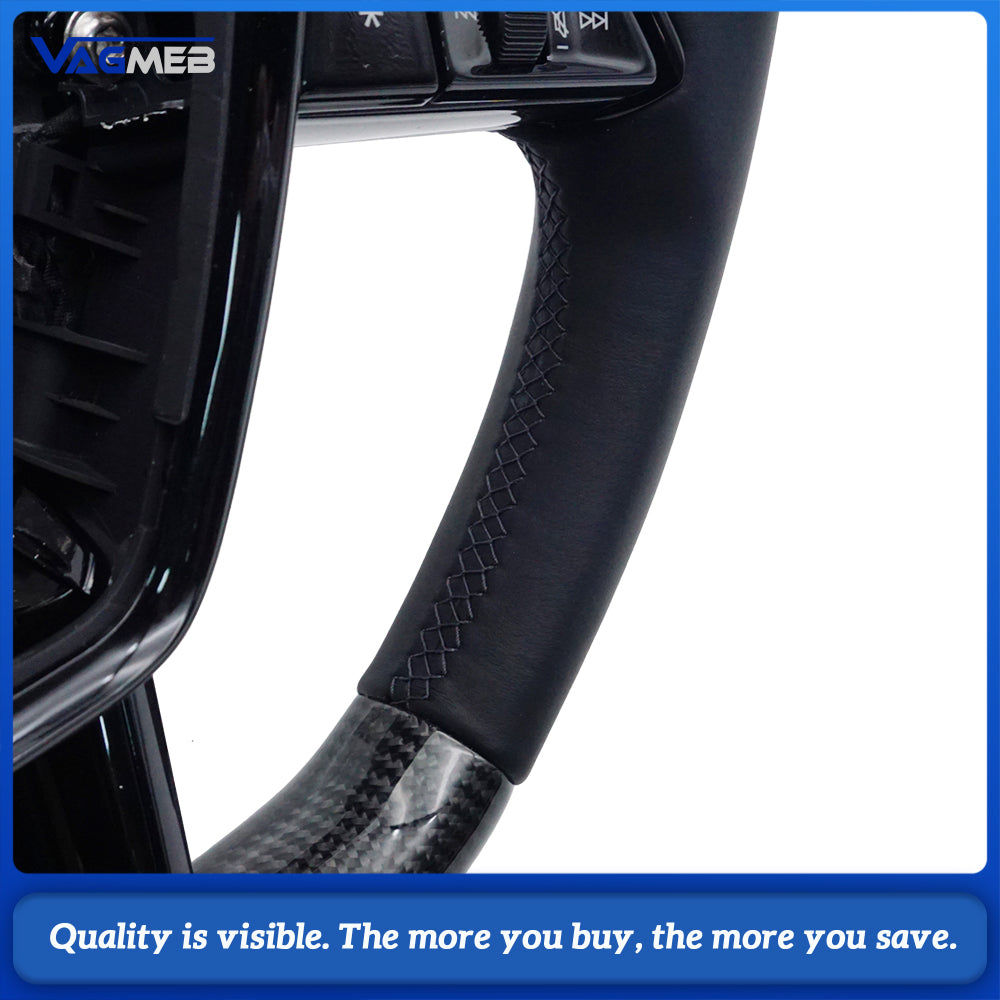 Suitable for Audi A6C8 carbon fiber performance With heating function steering wheel