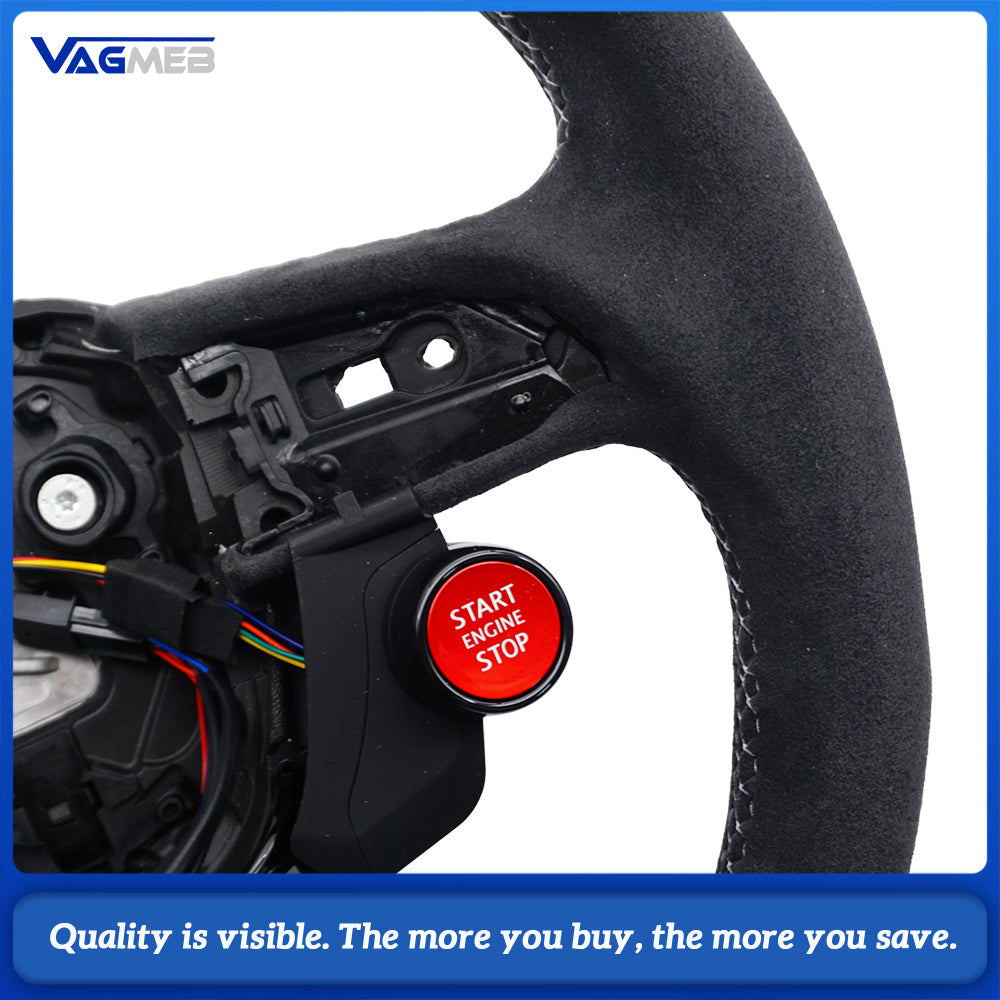 Suitable for Audi Q5 FY RS LOGO multifunctional steering wheel With heating function and R8 button