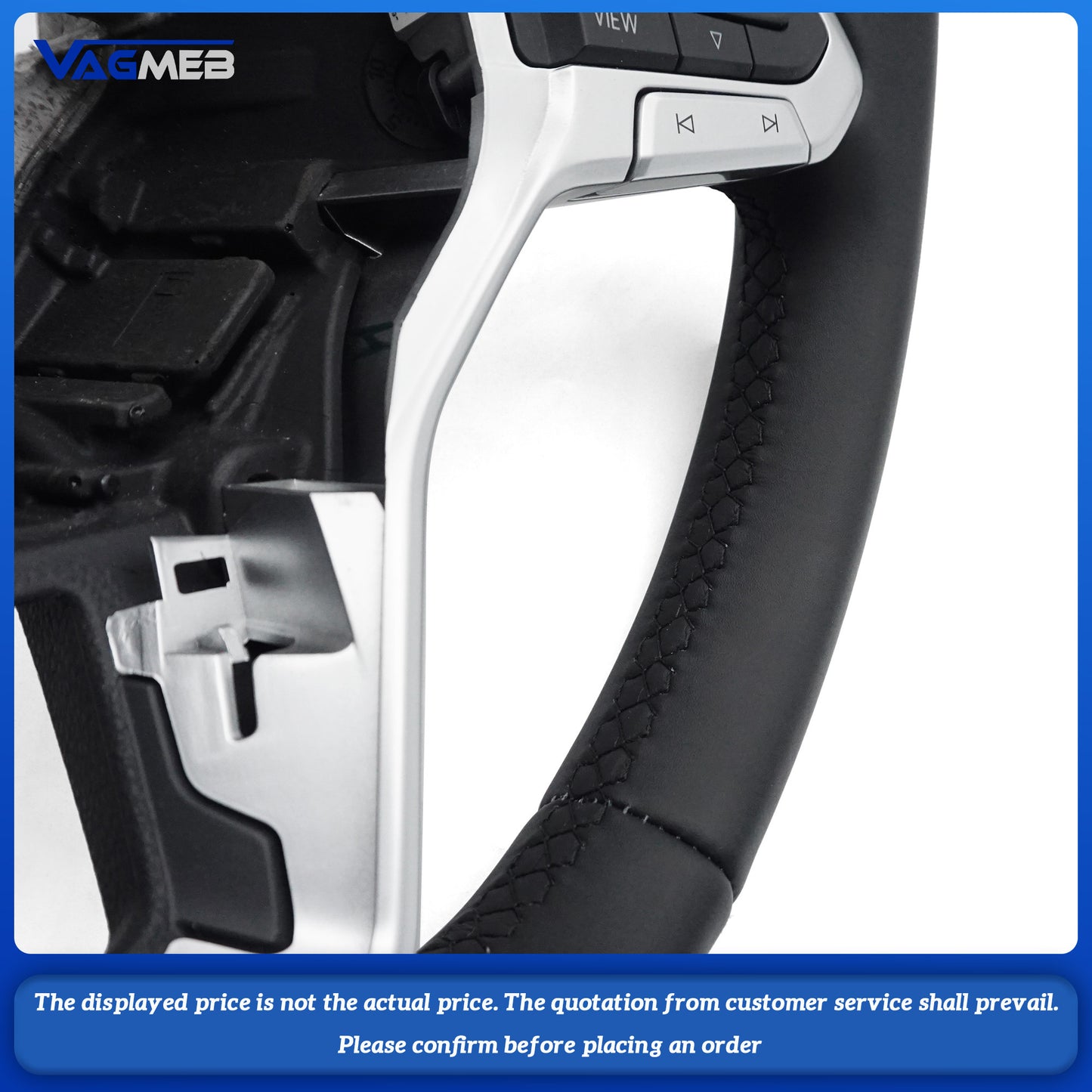 Multivan Multifunction Steering Wheel Leather Steering Wheel Multifunction Perforated FOR VW T6.1