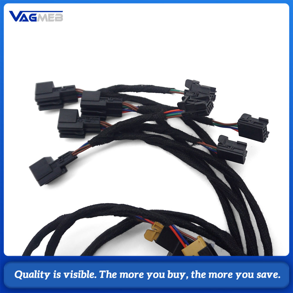 For Audi A3 8Y Door Pocket Multi Color LED Atmosphere Light Style Sync Ambient System