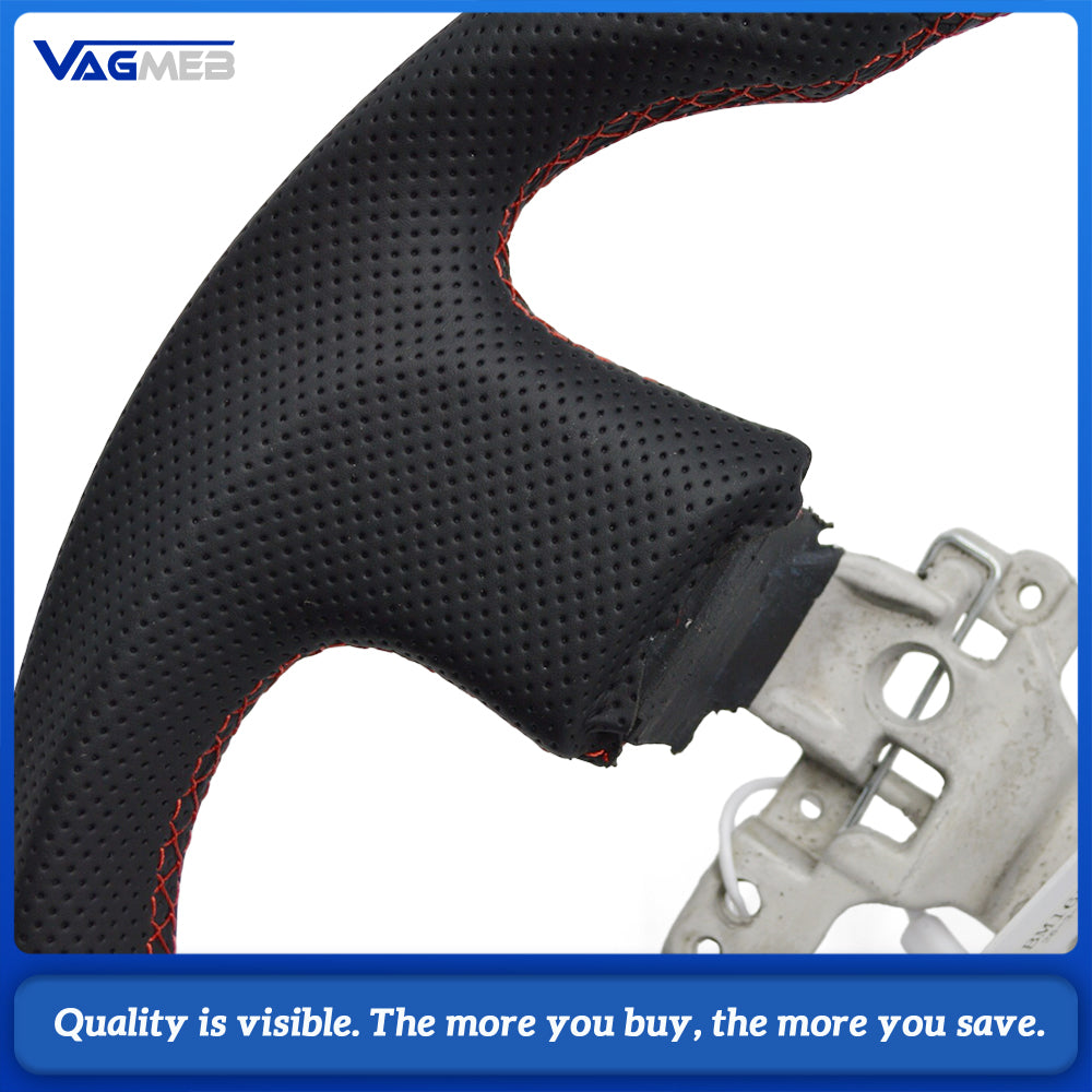 Car Steering Wheel For Toyota 86 /Subaru BRZ 2010-2015 Customized Full Leather Racing Wheel Perforated Leather Steering Wheel