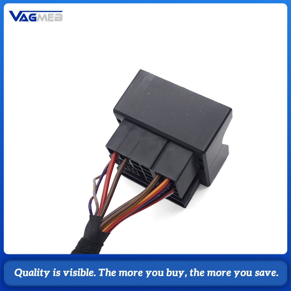 Car MQB to PQ Radio Adapter Wiring Harness MIB Head Unit Convert Cable Plug and Play Retrofit Harness