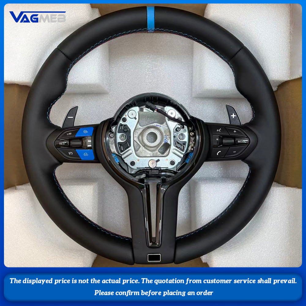 With Blue M1 M2 Button M Sport Steering Wheel for BMW F07 F10 F11 F12 F20 F21 F22 F25 F26 F30 F31 F32 F33 F34 F36 M3 F80 M4 F82