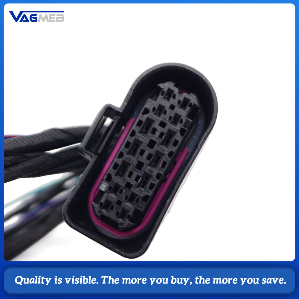 For VW Polo 6C Halogen to LED HID Headlight Adapter Wiring Harness