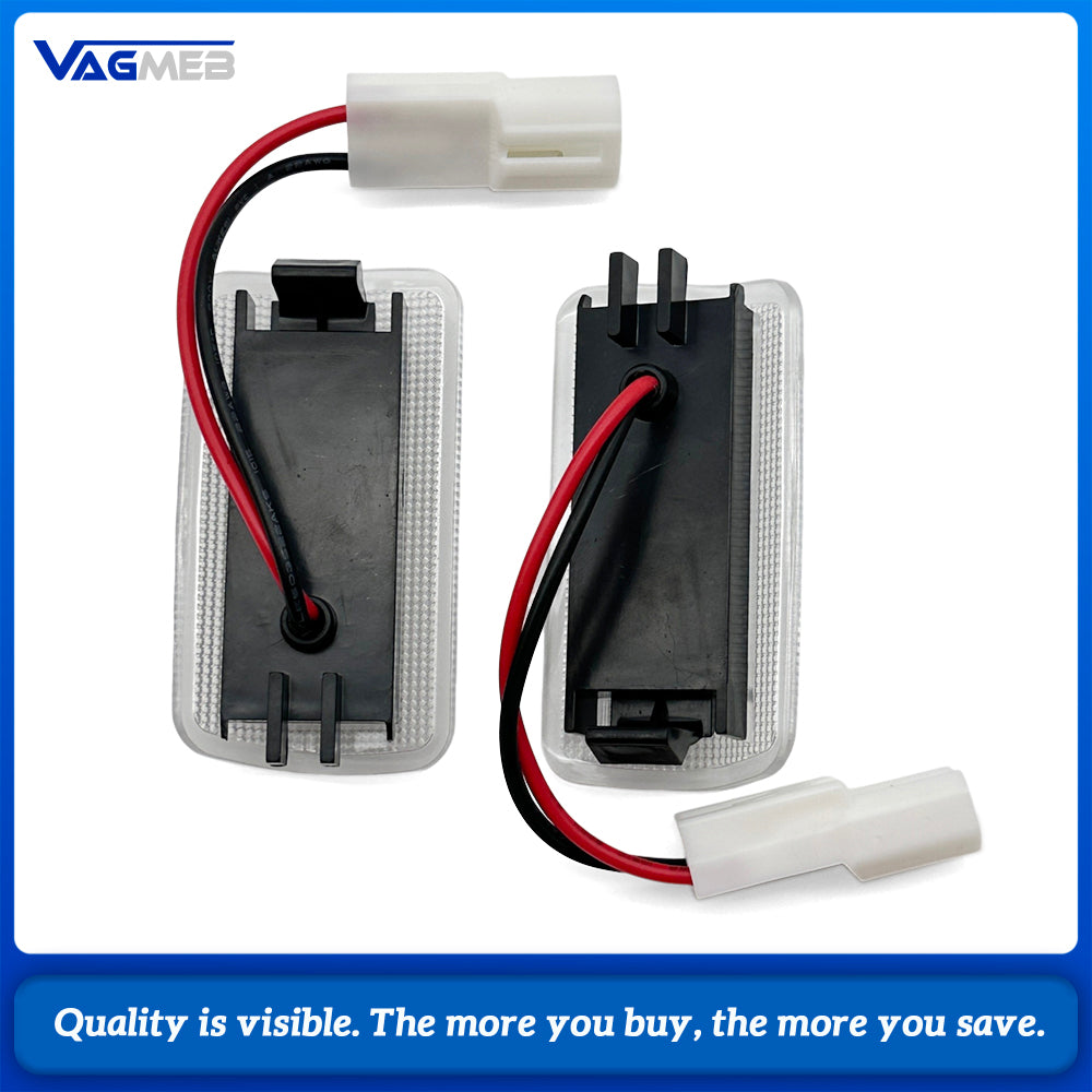 Car LED Foot Well Light Pair Interior Atmosphere Foot Lamp Replacement For Toyota Corolla RAV4 Camry Highlander