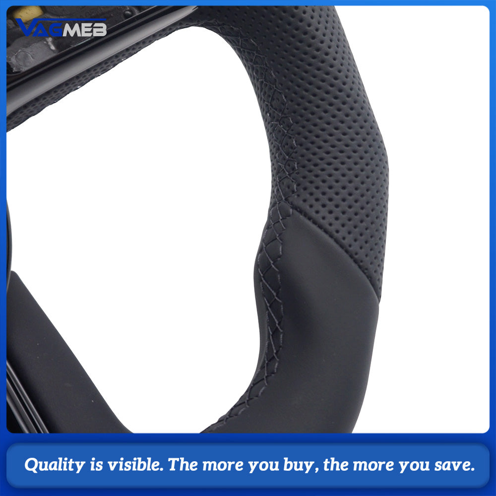 For Audi A4 B9 Fully Perforated Leather Steering Wheel