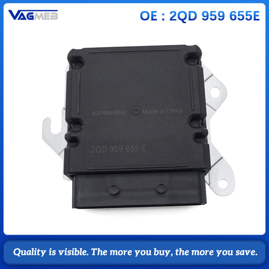 2QD 959 655E SRS Airbag Control Unit, Auto Air Bag ECU Computer Module Car Safety System Replacement Part for VW MQB Models
