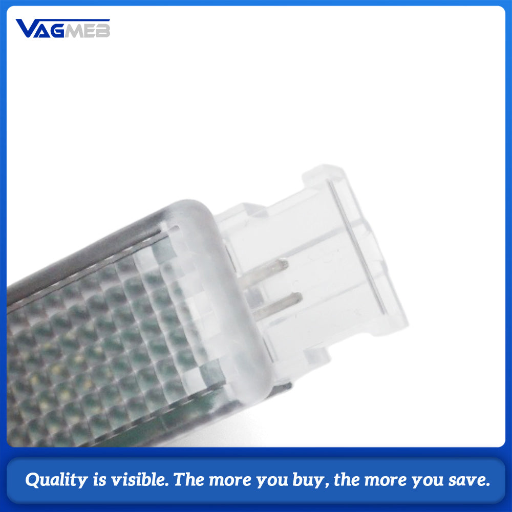 Set LED Footwell Lights Door Light & Plug For VW Golf 6 MK6