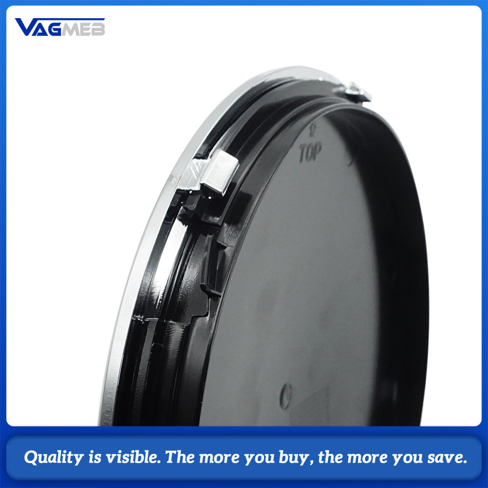 Silver 3D Mirror Front Grill Badge for Mercedes-Benz W205