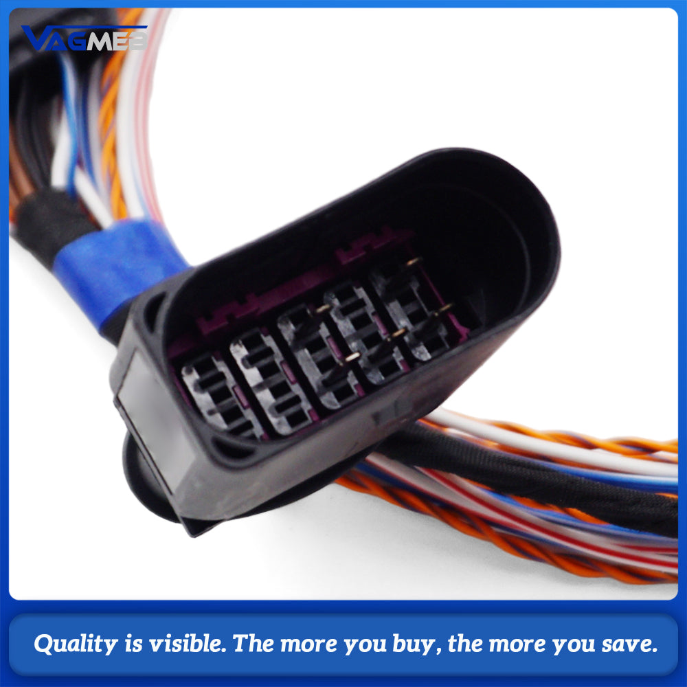 For VW Passat B6 B7 B8 Xenon Headlight Auto Leveling Wiring Harness
